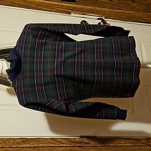 Polo by Ralph Lauren Green and Blue Turtleneck Sweater